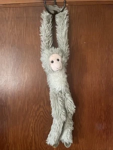 Scimmia da Appendere Repubblica Selvaggia 22" Peluche Peluche Lovey Braccia Lunghe Tan Vintage - Foto 1 di 9