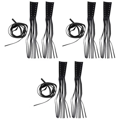 3 Pairs Lenker Quasten Motorrad Fransen Für Griffe Motorradabdeckung - Bild 1 von 4
