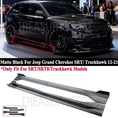 Kits de extensión de faldón lateral para Jeep Grand Cherokee SRT/Trackhawk 2012-2021 Foto 1 de 4