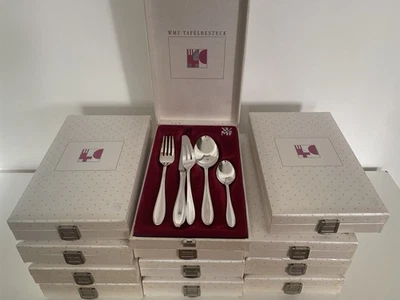 WMF Innsbruck 71 Teilige 90 er Versilbertes Besteck Für 12 Personen, unbenutzt - Bild 1 von 4