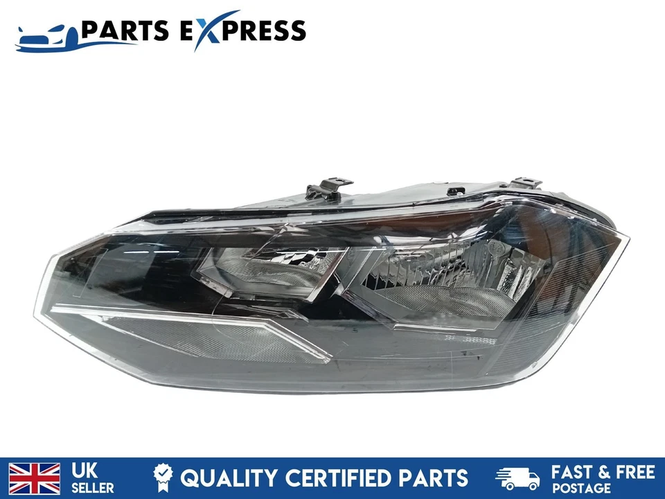 VOLKSWAGEN VW POLO MK6 2017-2022 FRONT LEFT HEAD LIGHT ASSEMBLY - LH N/S - Image 1 of 4