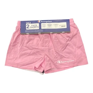Champion Girl's 2-Pack 2.5" Inseam Active Elastic Waist & Drawstring Shorts - Picture 1 of 8