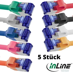 5 x Netzwerkkabel Patch Slim Cat.6A S/FTP TPE flexibel, PoE 9 Farben 0,3 - 30m - Bild 1 von 16