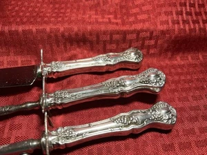 1847 ROGERS*VINTAGE GRAPE PATTERN*LG TURKEY/HAM CARVING SET W/STIHL*RARE*1904 - Picture 1 of 4