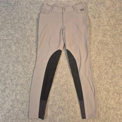 Pantalones Kerrits para mujer grandes grises pantalones de equitación elásticos 5 bolsillos Foto 1 de 4