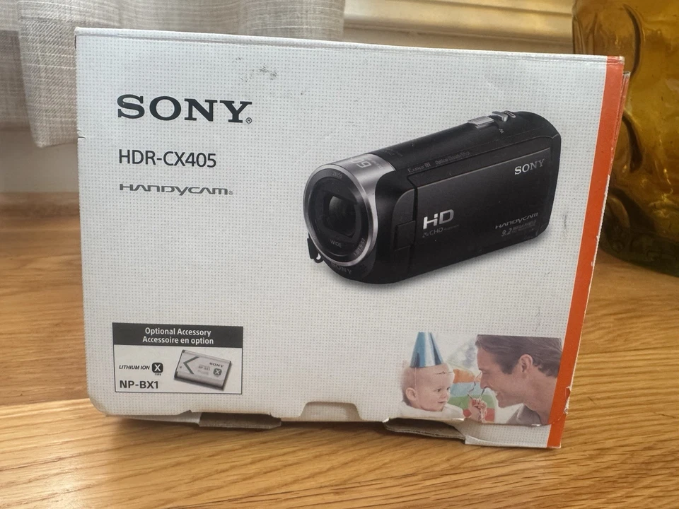 Sony HDR-CX405 Handycam 1080p Full HD Camcorder  Free Shipping - Image 1 of 4