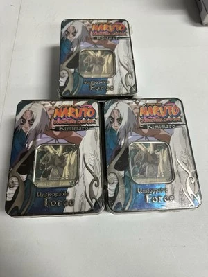 BANDAI NARUTO TCG FUERZA IMPARABLE "LATA KIMIMARO" Lote de 3 SELLADOS DE FÁBRICA Foto 1 de 4