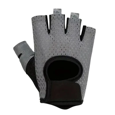Guantes de fitness ventilados para mujer - Diseño antideslizante de medio dedo Foto 1 de 4