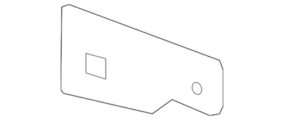 Parachoques panel trasero placa R original Acura RDX 2019-2021 66113-TJB-A00ZZ Foto 1 de 2
