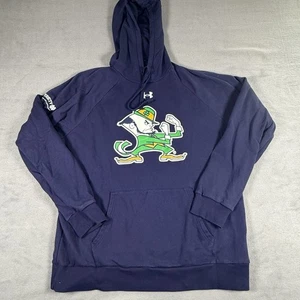 Notre Dame Fighting Irish Hoodie Sweatshirt Mens XL NCAA Football Under Armour - Picture 1 of 6