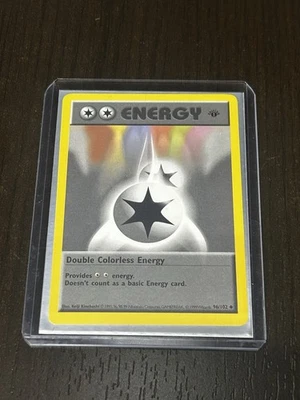 Pokémon TCG Double Colorless Energy Shadowless Base Set 1st Edition 96/102 NM! - Image 1 of 4