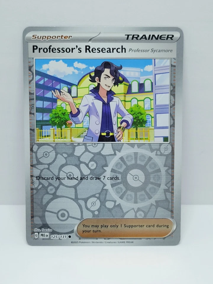 Pokémon Professor's Research [Professor Sycamore] - Reverse Holo - SV: Prismatic - Image 1 of 1