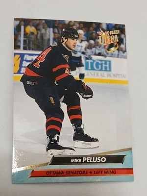 Mike Peluso Ottawa Senators 1992 -93 Fleer Ultra Card #365 - Image 1 of 2