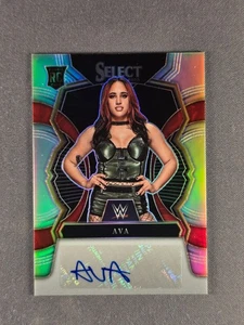 2023 Panini Select WWE # SG-AVR Ava Silver Prizm Auto Rookie Card RC - Foto 1 di 2