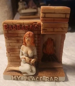 1981 Dug's Brothel Barbara's My Place Bar Empty Mini Decanter Great Condition - Picture 1 of 7