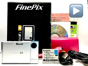 FUJIFILM FinePix Z5fd 6.3MP 6.2x Compact Digital Camera Silver w/ Box From Japan - Picture 1 of 19