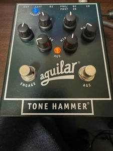 Aguilar Tone Hammer Bass Preamplifier Overdrive Direct Pedal Tested - Picture 1 of 7