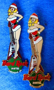 LAS VEGAS HOTEL WEIHNACHTEN PROTOTYP SANTA'S BLONDE DINAH GIRL 1999 Hard Rock Cafe PIN - Bild 1 von 1