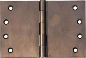 Broad butt hinge,150 x 100 x 4 mm,brass and 5 other finishes over brass - Picture 1 of 12