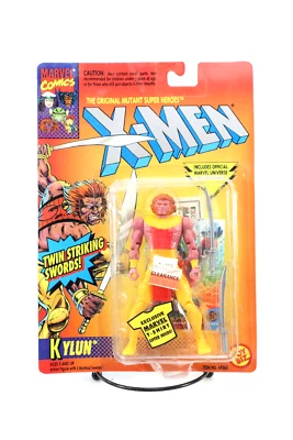 X-Men Kylun Twin Striking Swords w Trading Card Marvel Comics ToyBiz 1994 NEW - Image 1 of 4