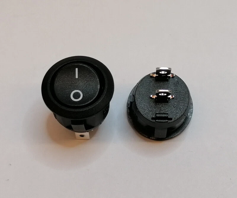 SCI Rocker Switch R13112AAAA 1xI/O 250V 10A SW 20mm - Image 1 of 1