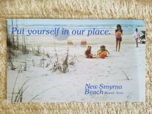 NEU SMYRNA BEACH RESORT BEREICH, FLORIDA.VTG GRÖSSERE POSTKARTE - Bild 1 von 2