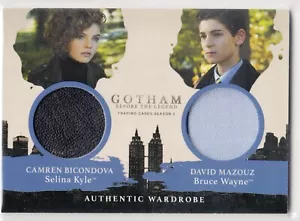 Cryptozoic Gotham Season 2 Dual Wardrobe #DM6 Camren Bicondova & David Mazouz - Picture 1 of 1