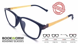 Große starke hochwertige Lesebrille Retro Herren Damen +1,5 +2 +2,5 +3,0 - Bild 1 von 3