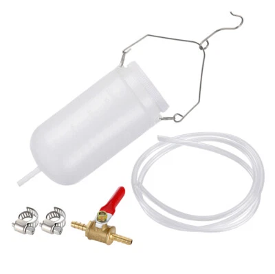 UNIVERSAL MOTORCYCLE 1 LITRE AUXILIARY FUEL TANK & CARB BALANCING TOOL BOTTLE UK - Image 1 of 4