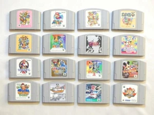 Nintendo 64 games MarioParty, PockemonStadium, MarioCart, etc.16games - Picture 1 of 10