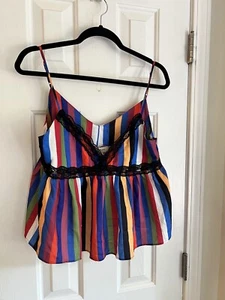 Tea & Cup Size Medium Spaghetti Strap Top NWT - Picture 1 of 13