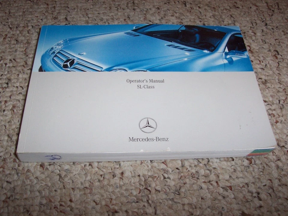 Mercedes Benz SL550 SL55 2007 AMG SL600 SL65 AMG clase SL MANUAL DEL OPERADOR DEL DUEÑO Foto 1 de 1