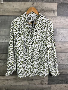 Simply Be Womens Blouse Size UK 14 White Leopard BNWT LIVE  - Picture 1 of 10