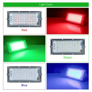 Modulo proiettore LED 1-4*50Watt luce di inondazione IP65 esterno giardino facciata faretto lampada - Foto 1 di 16