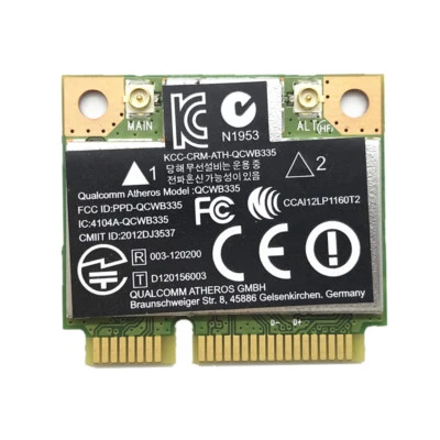 HP 655 CQ58 ENVY M4 M6 DV7 QCWB335 WIFI Wireless + Bluetooth BT 4.0 Card - Image 1 of 4