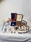 Antique Vintage Modern Costume Jewellery Job Lot Spares Or Repairs