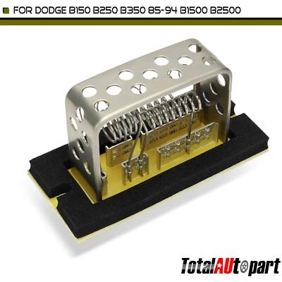 Resistencia del motor del soplador de calefacción para Dodge B150 1985-1994 B1500 1995-1996 B250 delantero Foto 1 de 4