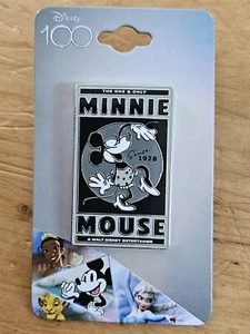 Minnie Mouse Since 1928 Walt Disney 100 Entertainer Pin Boxlunch Tonal Portraits - Picture 1 of 4