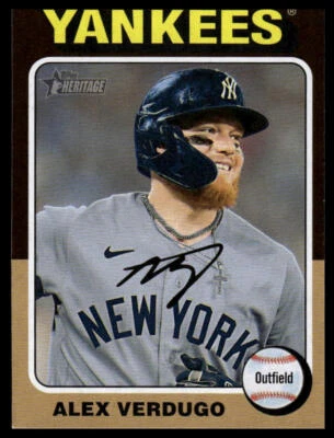 2024 Topps Heritage Mini Alex Verdugo #275 - Image 1 of 2