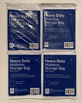 PEMBERLY ROW 4 Mattress Storage Bag KING/QUEEN - Heavy Duty - NEW - Ships Within 24hrs!