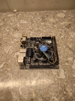 MSI Z87I ITX LGA1150, Intel Core i5 4670K mit Kühler, 16GB DDR3 WLAN, COMBO!!! - Bild 1 von 4