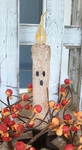 Primitive Ghost Timer Taper Candle Silicone Bulb NEW With Tag - Picture 1 of 4