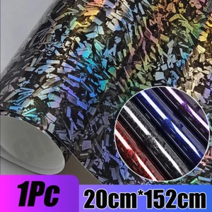 20x152cm Gloss Forged Carbon Fiber Car Vinyl Wrap Air Release Sticker Sheet Film - Bild 1 von 17