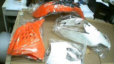 UFO PLASTIC KIT - 2011 KTM EXC XC-W EXC-F XCF-W WITH HEADLIGHTS 125-500 - Image 1 of 4