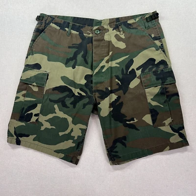 Pantalones Cortos de Carga Roth Co B.D.U Militar Bosque Camuflaje Para Hombres Talla (38x9) Veterinario del Ejército Foto 1 de 4