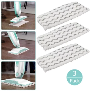 Washable Steam Mop Replacement Pads for Shark S1000 S1000A S1001C, 3/6 Pack - Picture 1 of 12