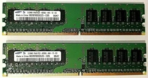 512MB SAMSUNG M378T6553CZ3-CD5 0647 1RX8 PC2-4200U DDR2-533 240-PIN NON-ECC RAM - Picture 1 of 2