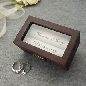 wedding ring boxes for ceremony personalized ring boxes for wedding day
