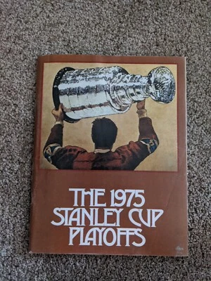 Vintage NHL Hockey 1974 PENGUINS VS ST. LOUIS BLUES Stanley Cup Playoff Program - Image 1 of 3