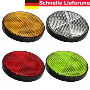 Fahrrad Kunststoff Reflektor Rücklicht Reflektor vorne und hinten Warnrücklicht - Bild 1 von 24